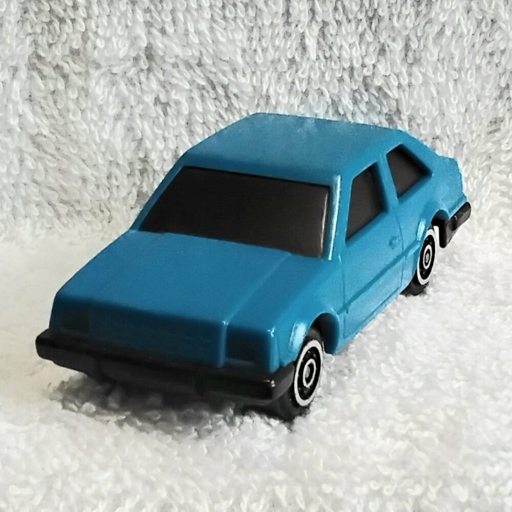 3/$30 Vintage Blue 1982 Ford Escort Car 3 1/2" by Tonka with No Rust!!